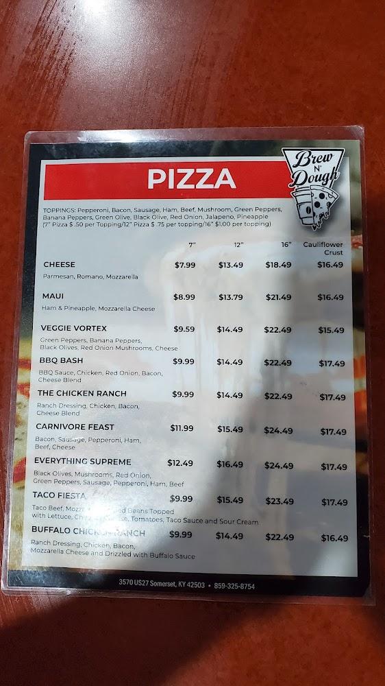 Brew N' Dough Menu image 4